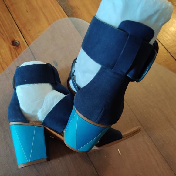 Nina Weaver Dress Sandal, Navy, size 7 - Picture 5 of 6